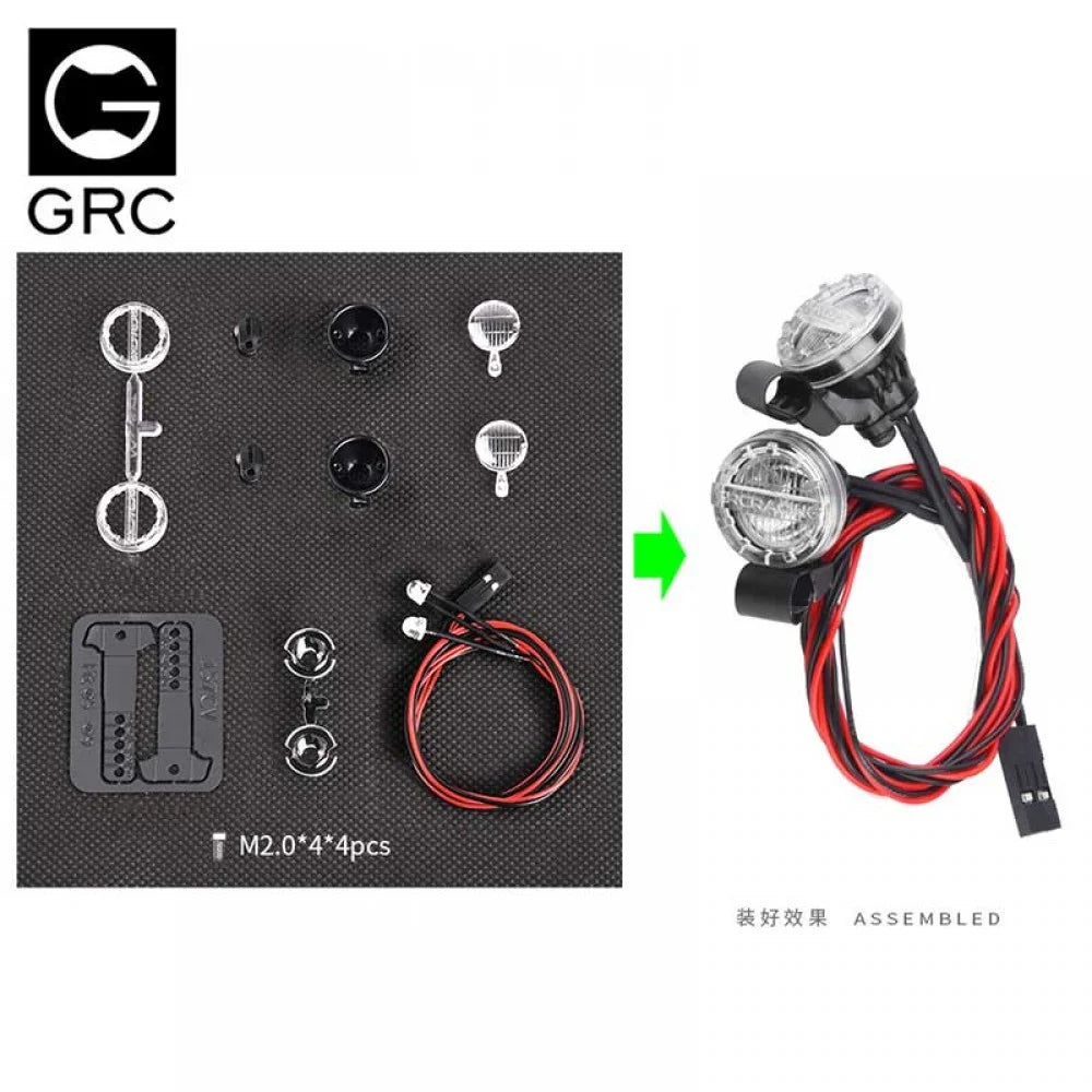 GRC 16mm Round LED Spotlight Headlights