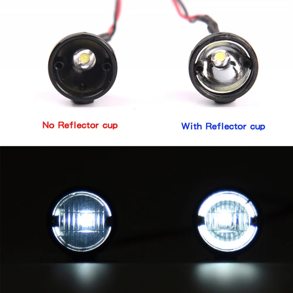 GRC 16mm Round LED Spotlight Headlights
