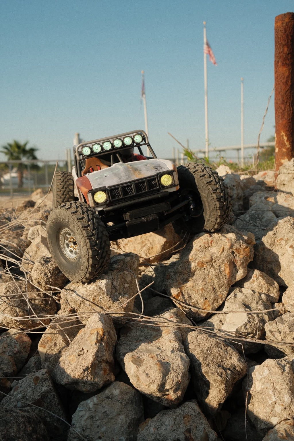 Classic Scale LED Headlights for VS4-10 & Scale RC Crawlers