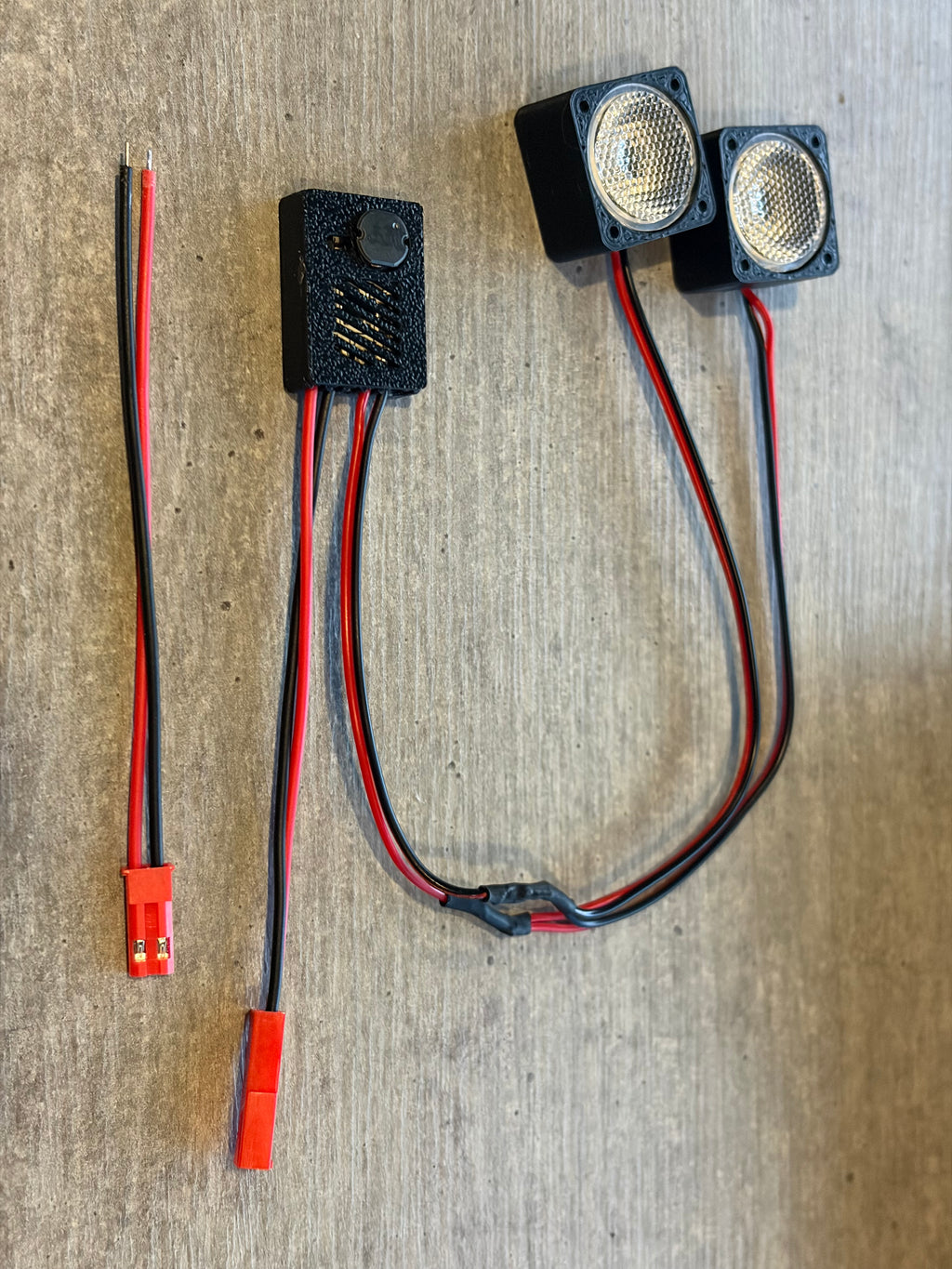 High-Output 3S Direct Powered LED Classic Headlights for VS4-10 & Scale RC Crawlers