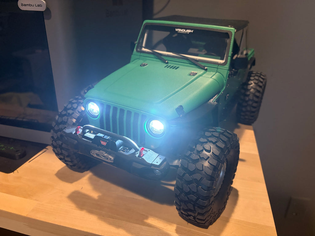High-Output 3S Direct-Powered JL-Style LED Headlights for Project IJ